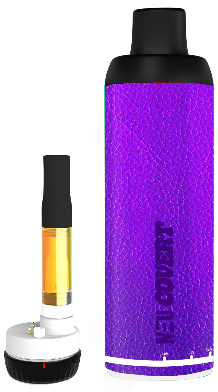 NEU Covert Spin Vape Battery 650mAH – Leather Purple